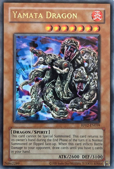Yamata Dragon [RP02-EN059] Rare [Retro Pack 2 2020 Date Reprint]