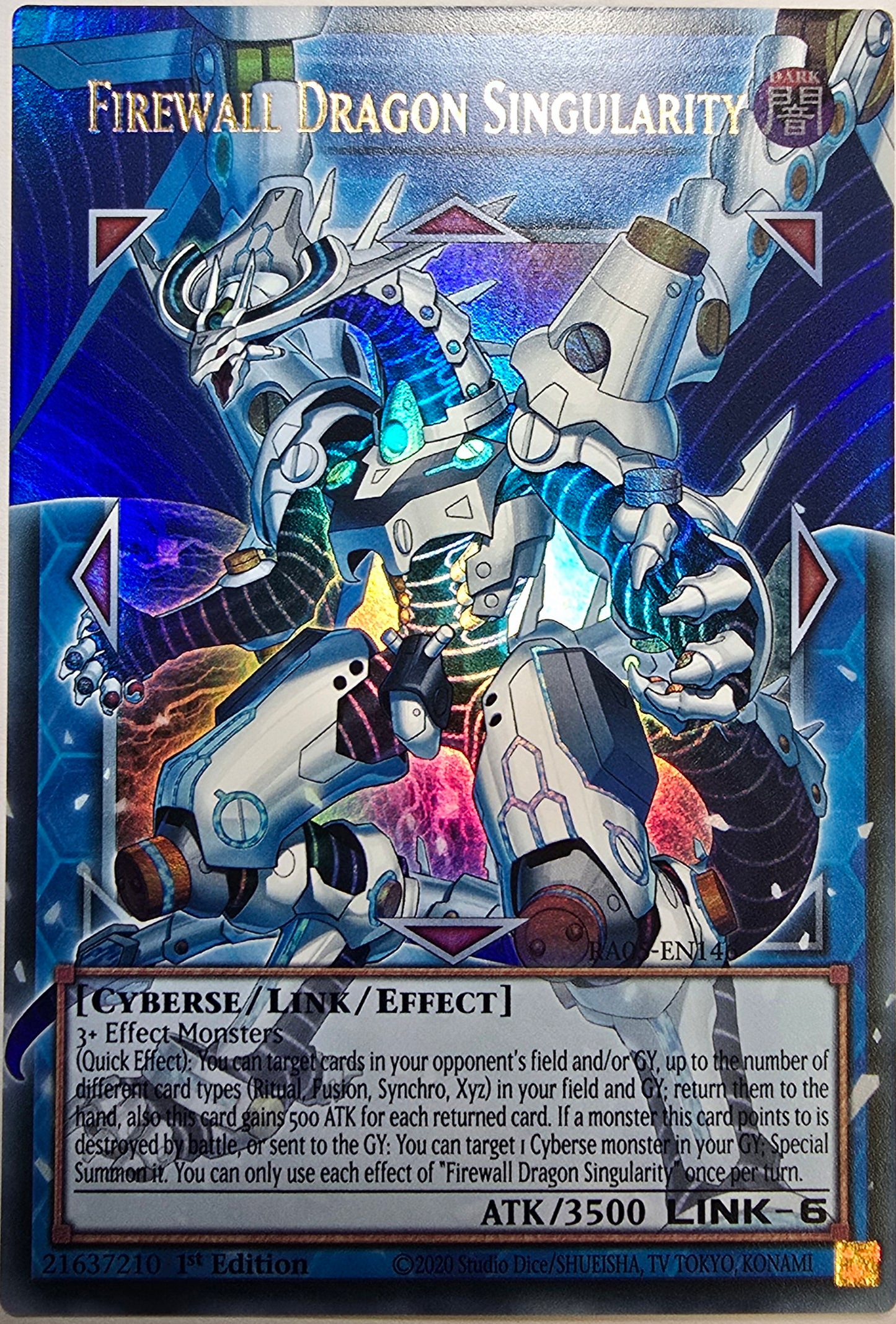 Firewall Dragon Singularity (Extended Art) [RA05-EN146] Ultra Rare