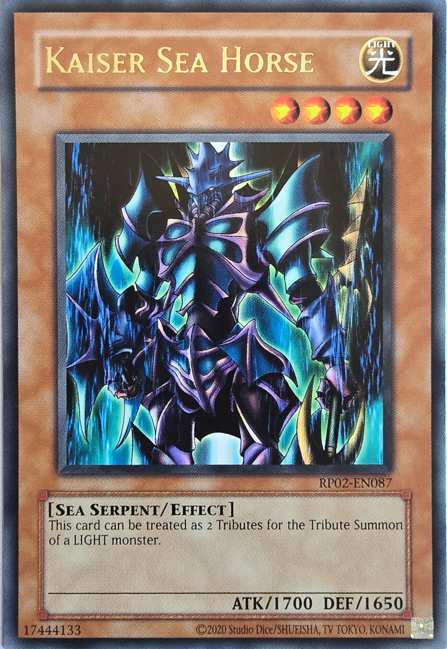 Kaiser Sea Horse [RP02-EN087] Rare [Retro Pack 2 2020 Date Reprint]