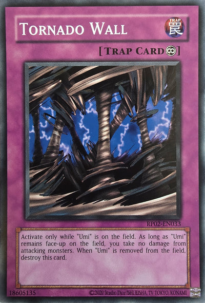 Tornado Wall [RP02-EN033] Common [Retro Pack 2 2020 Date Reprint]