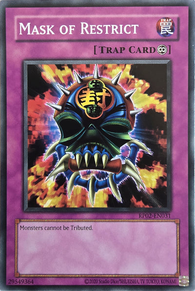 Mask of Restrict [RP02-EN031] Common [Retro Pack 2 2020 Date Reprint]