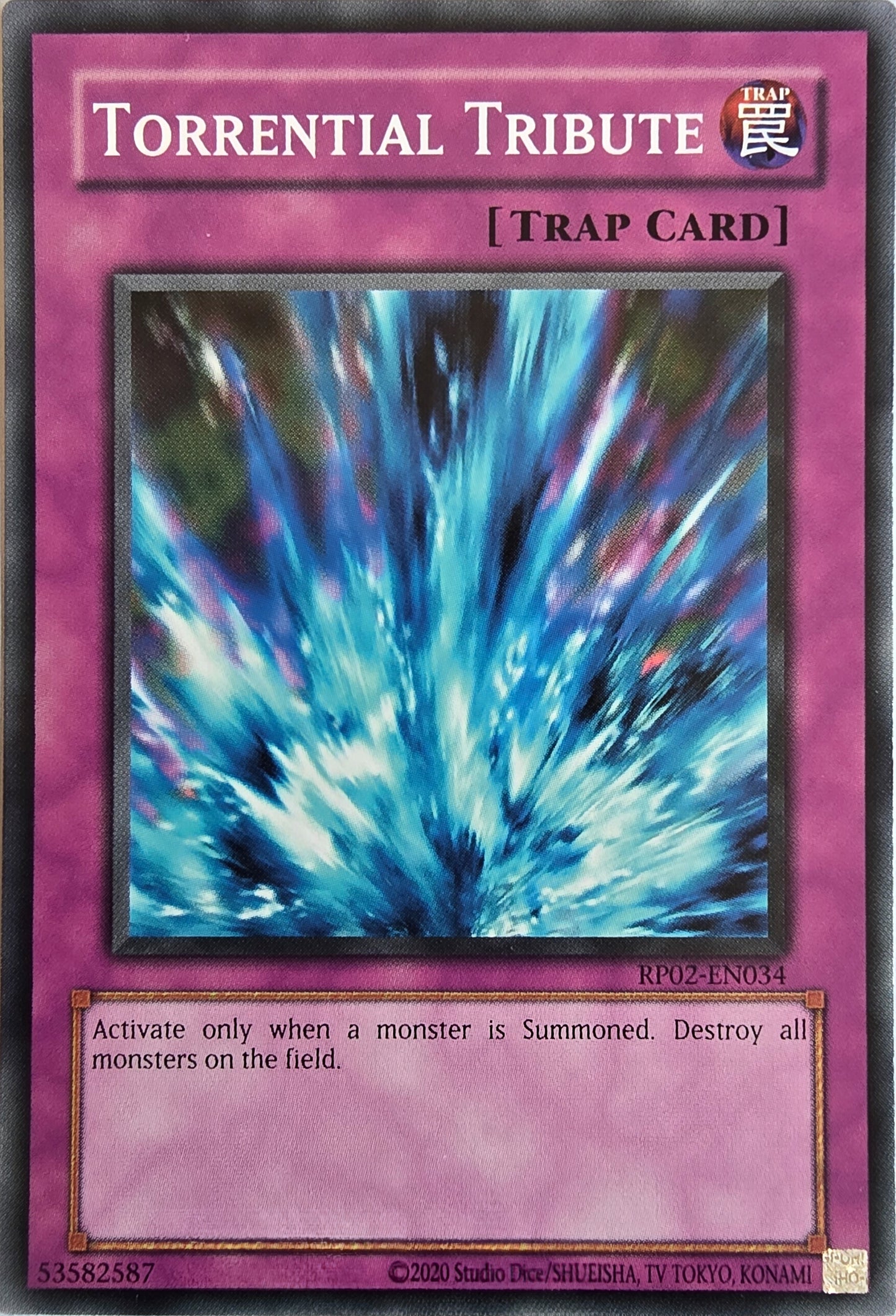 Torrential Tribute [RP02-EN034] Common [Retro Pack 2 2020 Date Reprint]