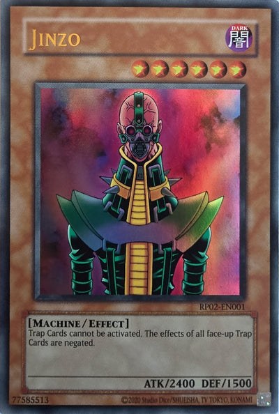 Jinzo [RP02-EN001] Ultra Rare [Retro Pack 2 2020 Date Reprint]