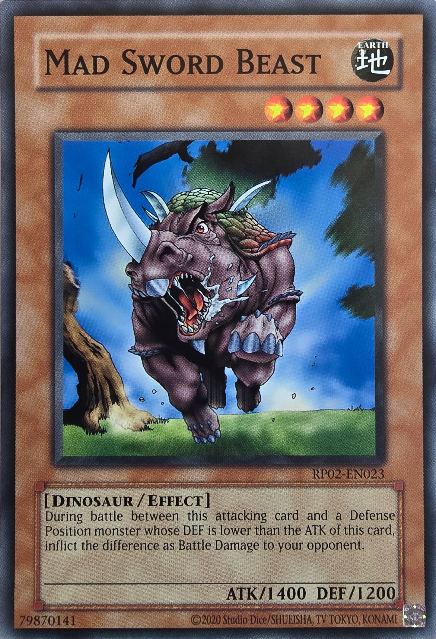 Mad Sword Beast [RP02-EN023] Common [Retro Pack 2 2020 Date Reprint]
