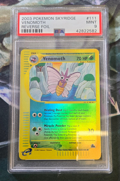 Venomoth (111/144) [2003 Pokémon Skyridge] (PSA Graded 9)