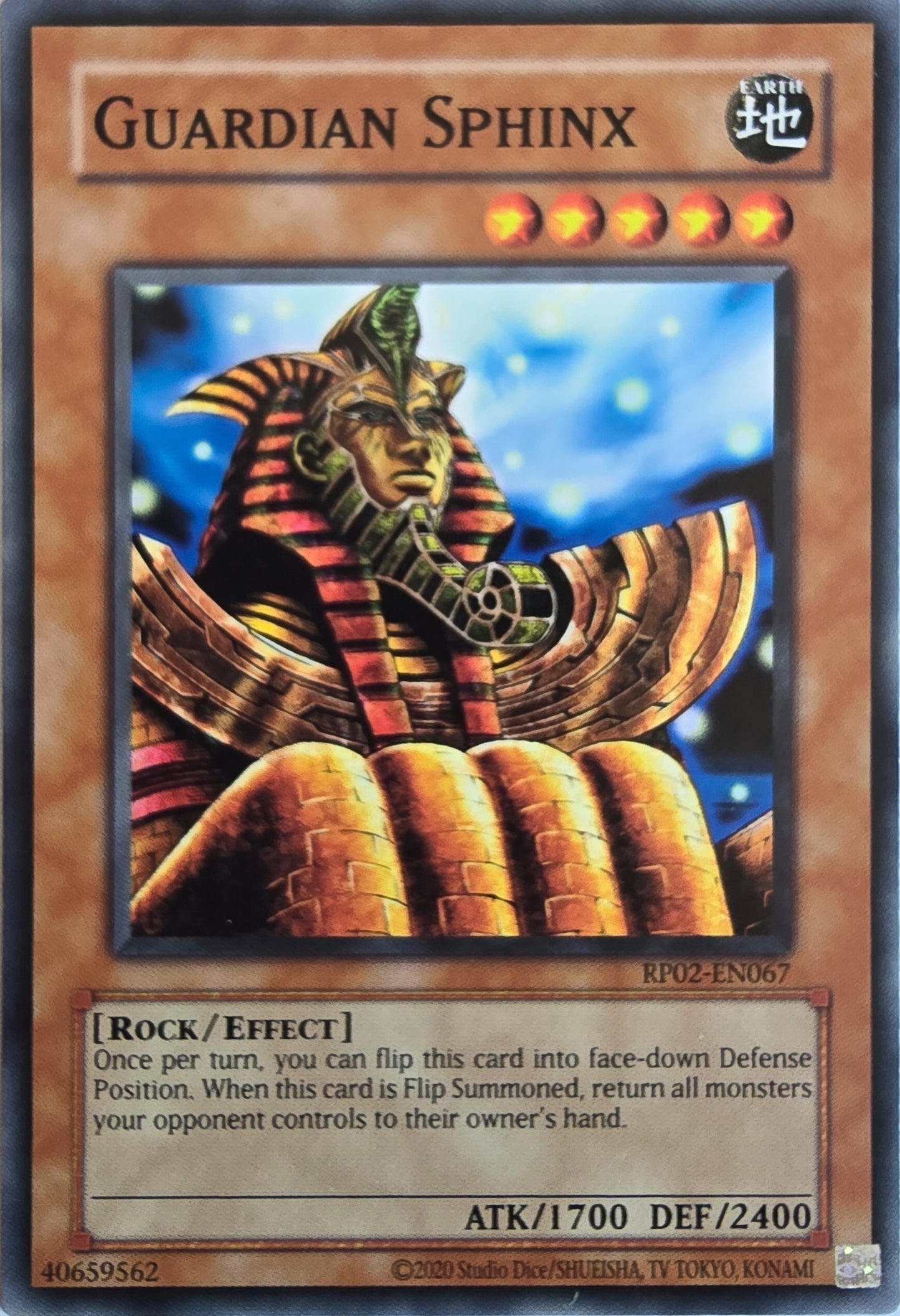 Guardian Sphinx [RP02-EN067] Common [Retro Pack 2 2020 Date Reprint]