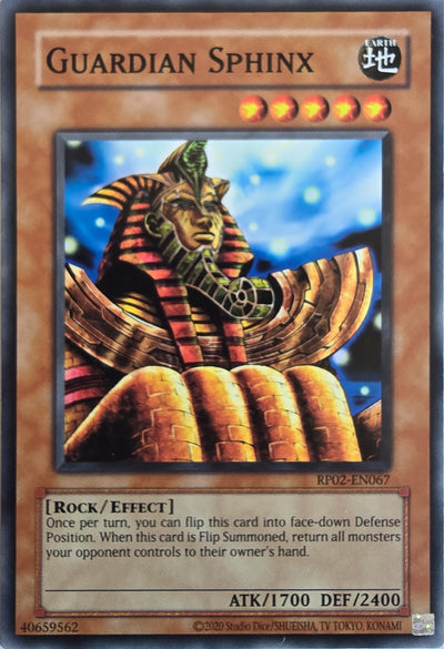Guardian Sphinx [RP02-EN067] Common [Retro Pack 2 2020 Date Reprint]