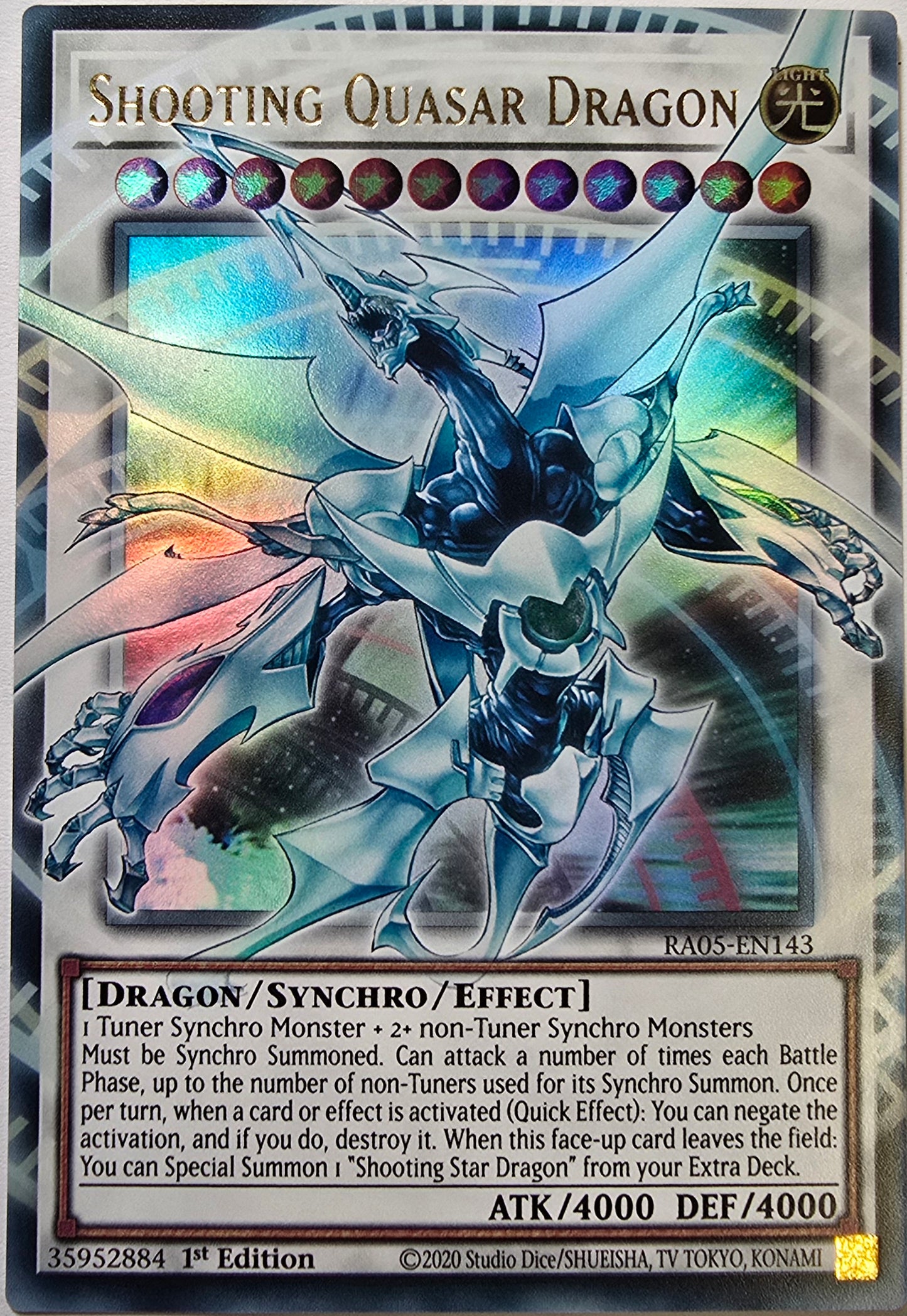 Shooting Quasar Dragon (Extended Art) [RA05-EN143] Ultra Rare