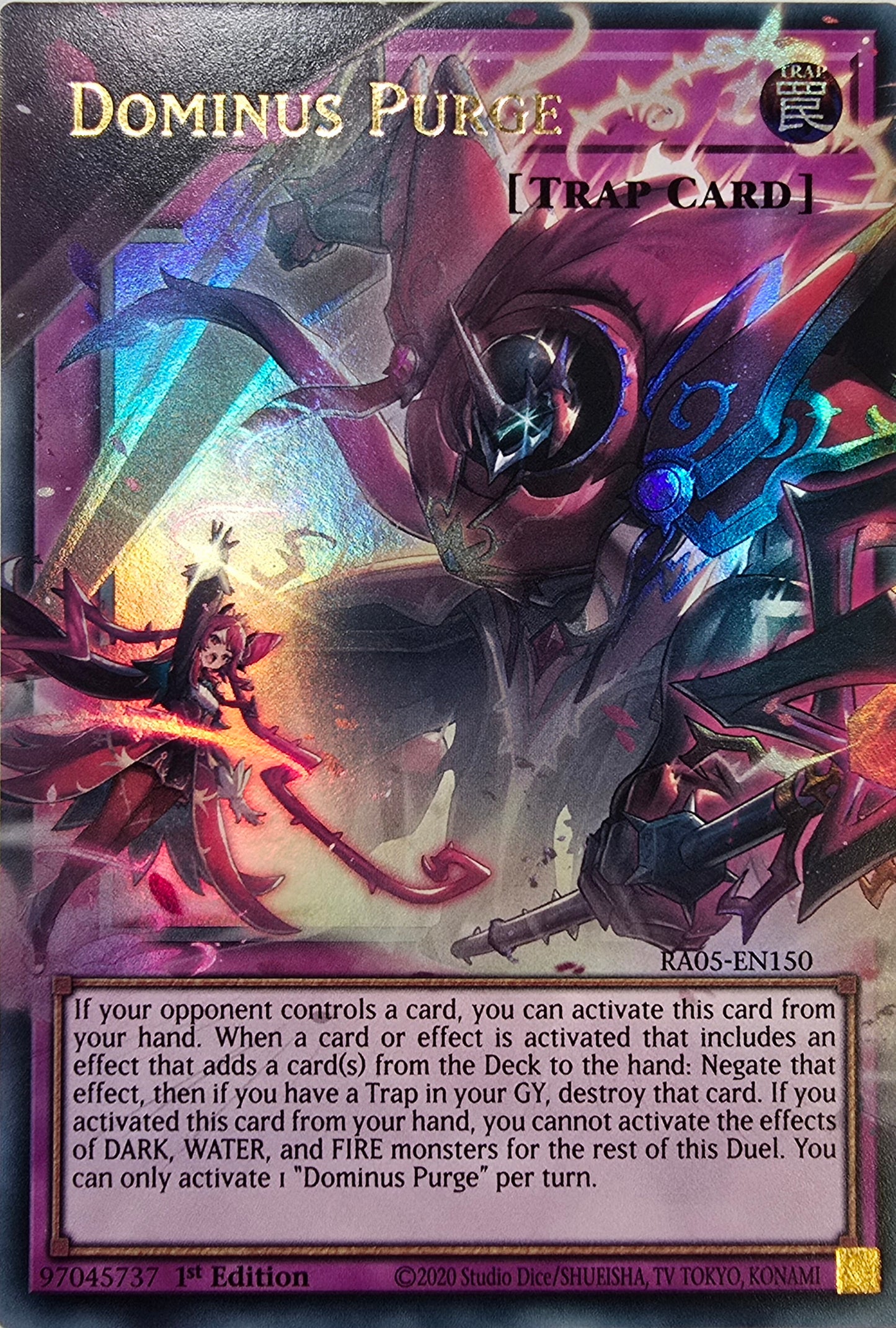 Dominus Purge (Extended Art) [RA05-EN150] Ultra Rare