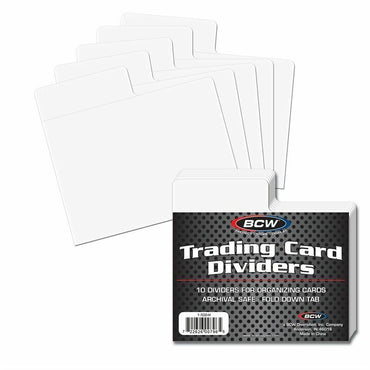 BCW - Trading Card Dividers Horizontal (10 Pack)