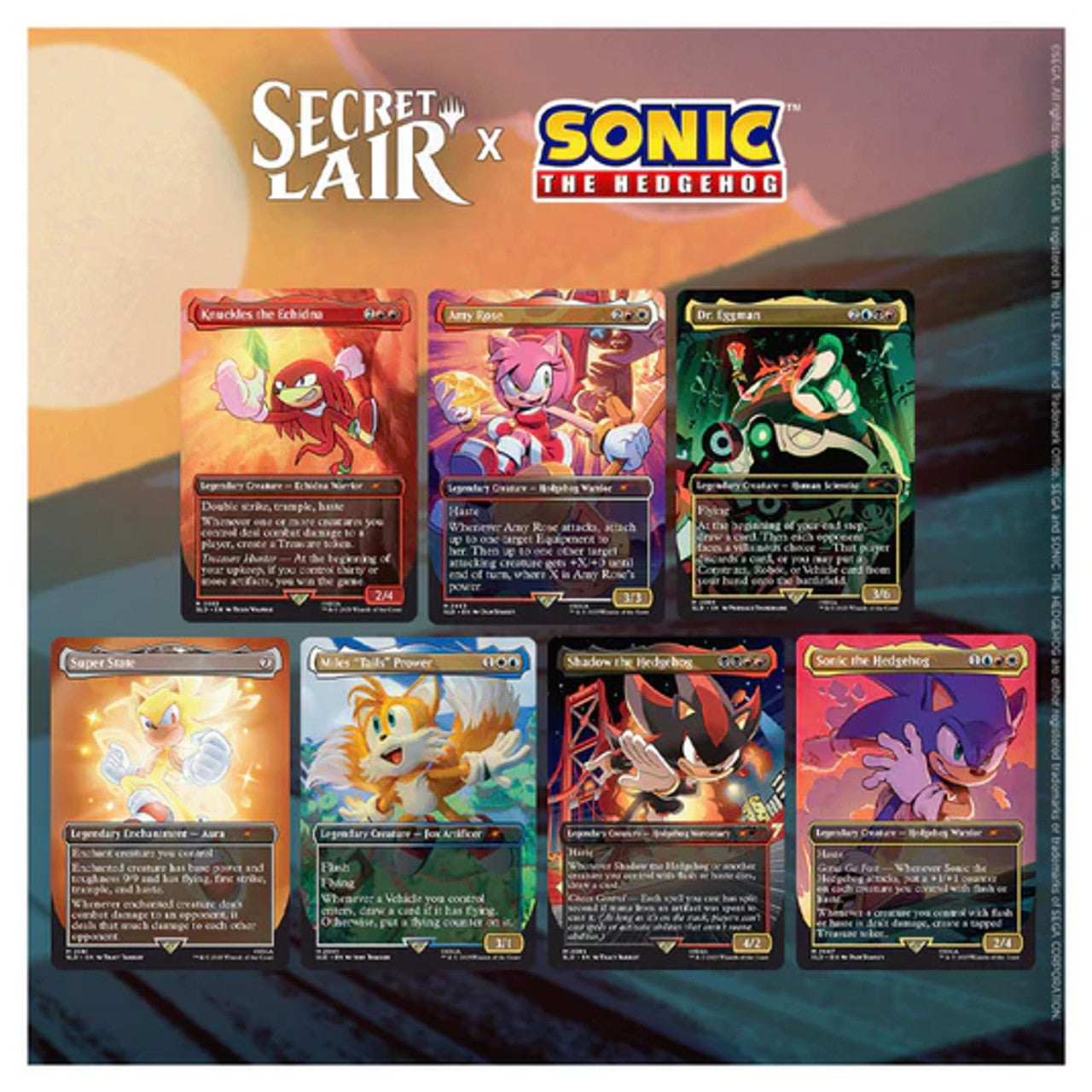 Magic the Gathering - Secret Lair Drop Series: Sonic The Hedgehog Friends & Foes Regular Edition