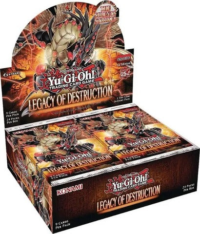 Yugioh! Booster Boxes: Legacy of Destruction *Sealed* (PRE-ORDER, SHIPS APRIL 26TH)