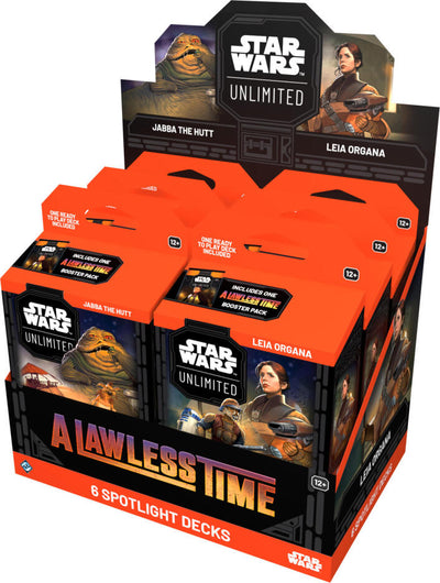 Star Wars Unlimited - A Lawless Time Spotlight Decks *Sealed* (PRE-ORDER, SHIPS MAR 13TH)