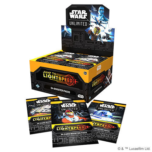 Star Wars Unlimited - Jump to Lightspeed Booster Box *Sealed* (PRE-ORDER, SHIPS MARCH 14TH)