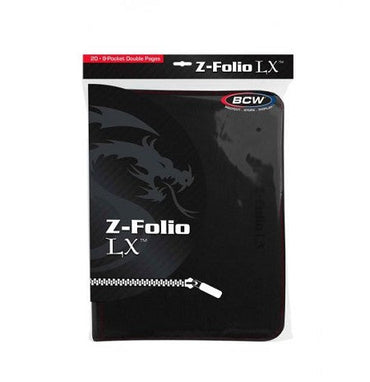 BCW Z-Folio 9-Pocket LX Album (Zipper)