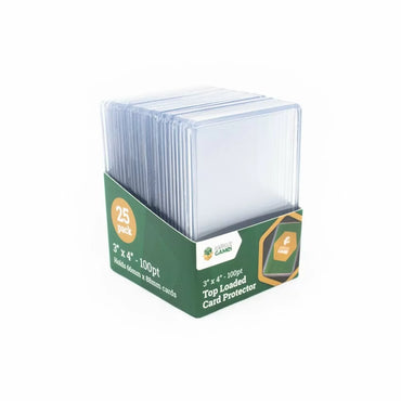 LPG - Toploader Card Protector 3"x 4" 100pt - 25 Pack