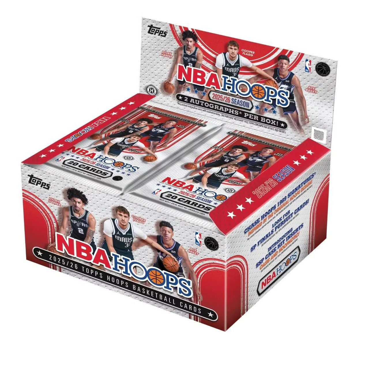 2025-26 Topps NBA Hoops Hobby JUMBO Booster Box *Sealed*