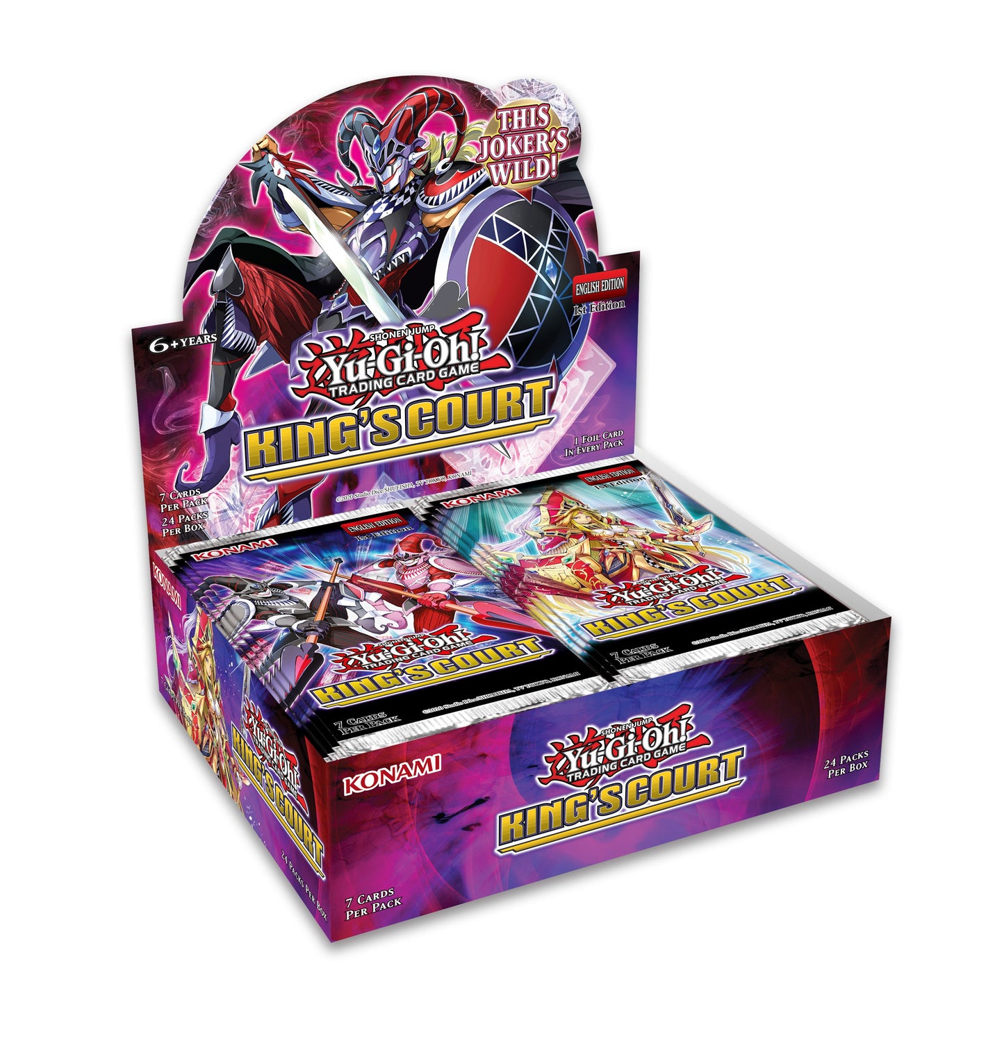 Yugioh! Booster Boxes: King's Court *Sealed* (American Print)
