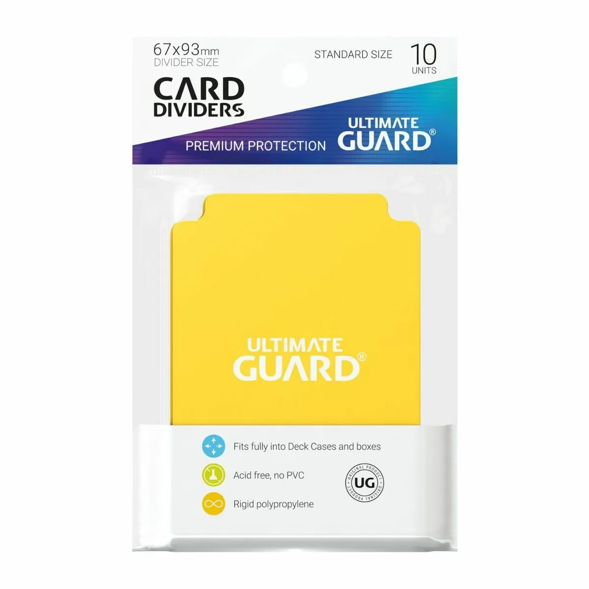 Ultimate Guard Card Dividers - Yellow (10PC)