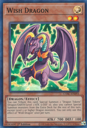 Wish Dragon [CYAC-EN093] Super Rare