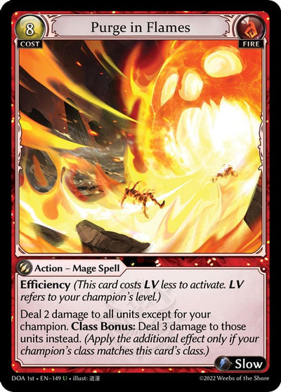 Purge in Flames (149) [Dawn of Ashes: 1st Edition]