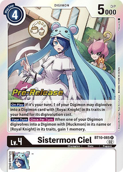 Sistermon Ciel [BT10-085] [Xros Encounter Pre-Release Cards]