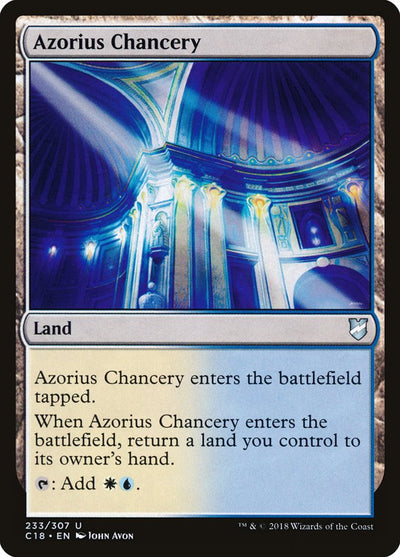 Azorius Chancery [Commander 2018]