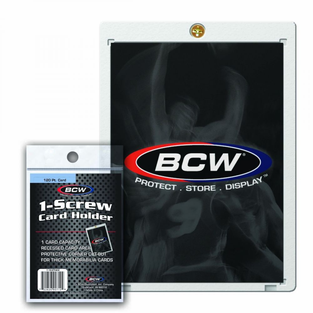 BCW - 1-Screw Super Thick Card Holder 120pt (1)