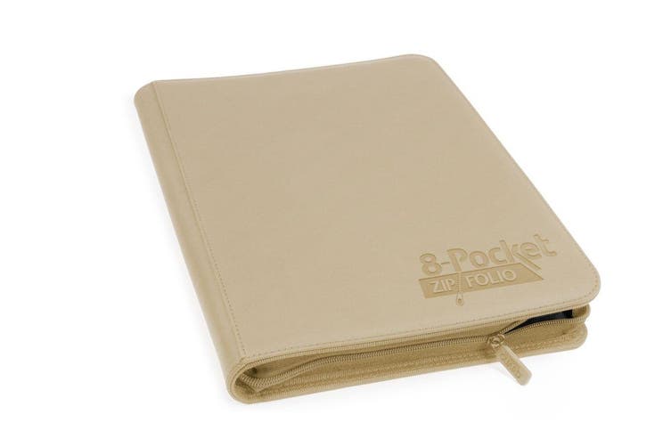 Ultimate Guard 8-Pocket ZipFolio Xenoskin Sand Folder (Holds 320 cards)