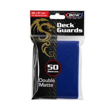 BCW Deck Guard Sleeves (50) - Blue (Standard Size)