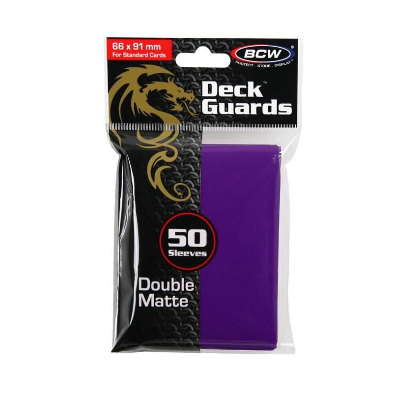 BCW Deck Guard Sleeves (50) - Purple (Standard Size)
