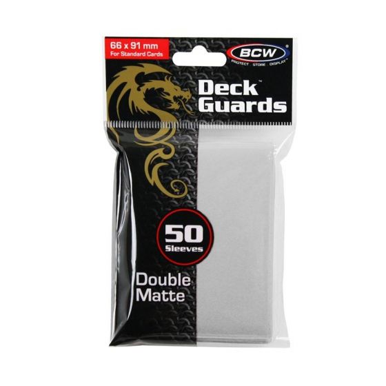 BCW Deck Guard Sleeves (50) - White (Standard Size)