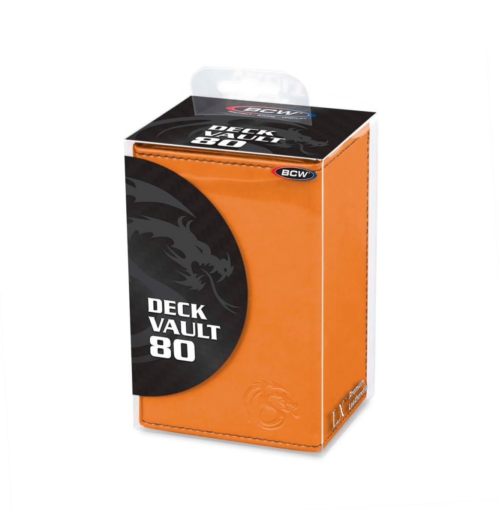 BCW Deck Vault - LX - 80 - Orange