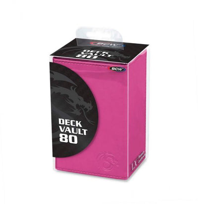 BCW Deck Vault - LX - 80 - Pink