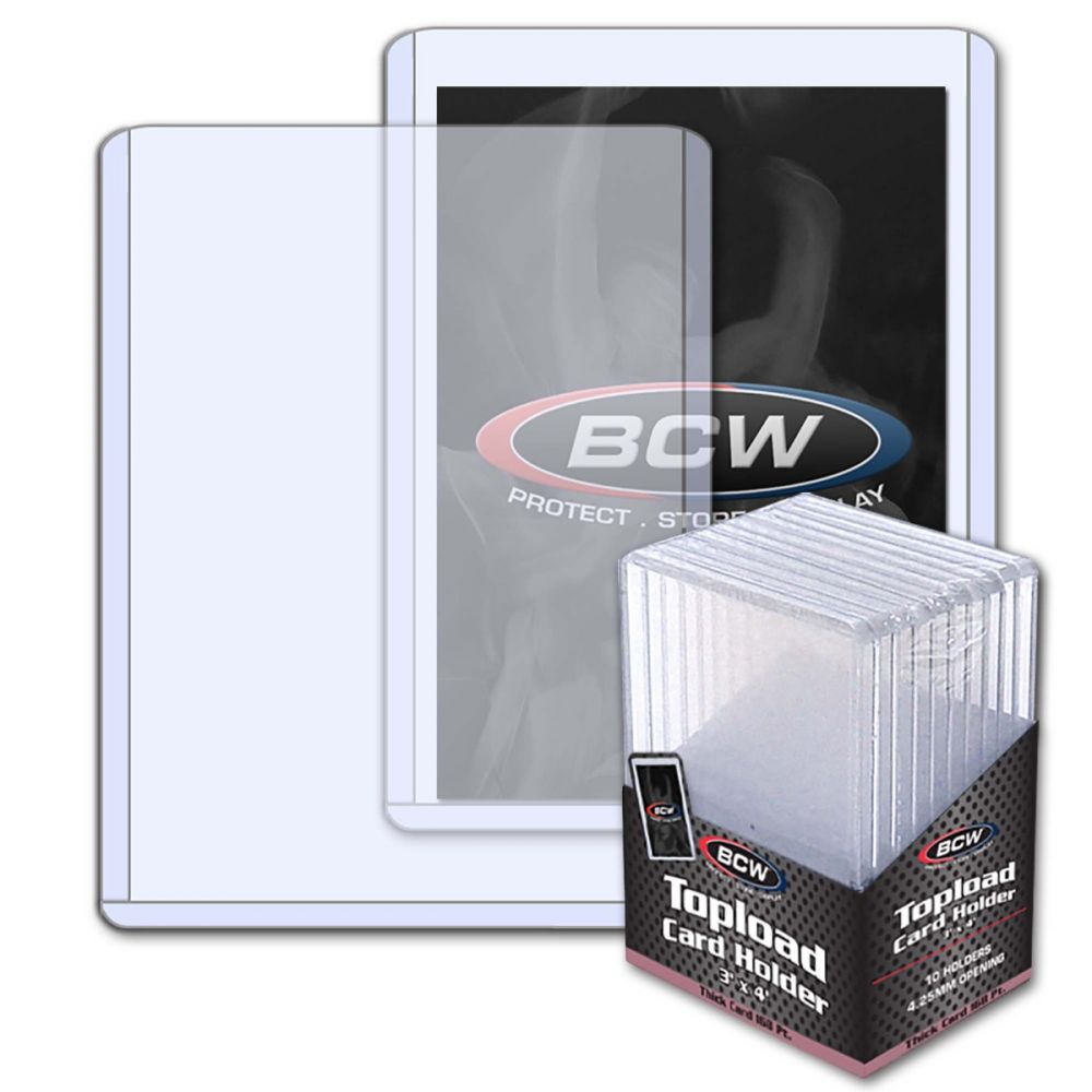 BCW - Toploader Card Holders Thick 168PT