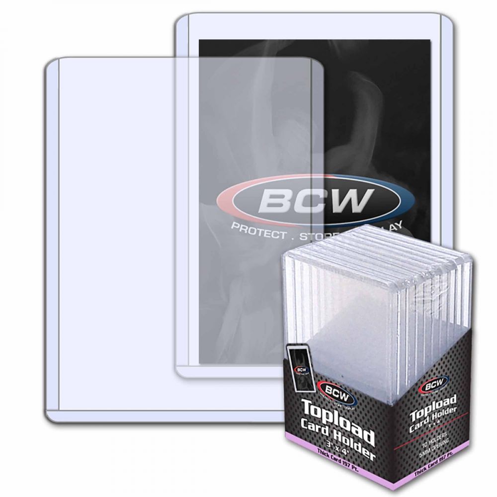 BCW - Toploader Card Holders Thick 197PT