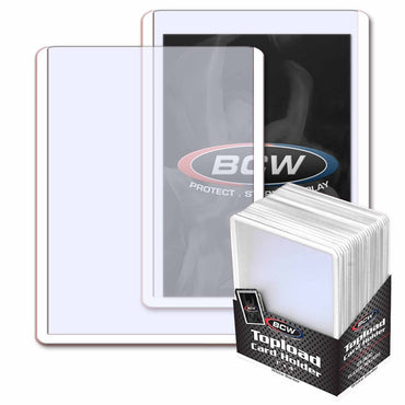 BCW - Toploader Card Holders Standard (25) (White)
