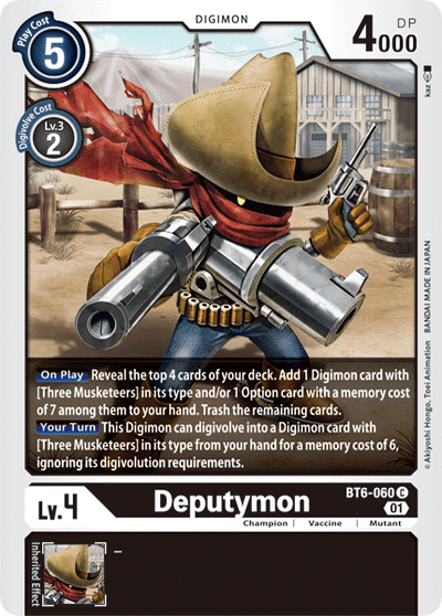 Deputymon [BT6-060] [Double Diamond]