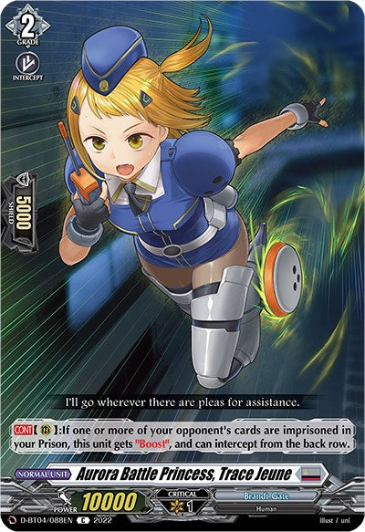 Aurora Battle Princess, Trace Jeune (D-BT04/088EN) [Awakening of Chakrabarthi]