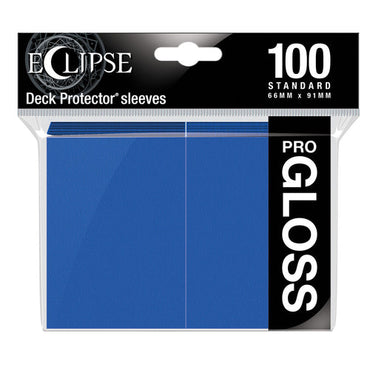 Ultra Pro - Eclipse Gloss Deck Protector Sleeves - Pacific Blue (100 PC) (Standard Sized)