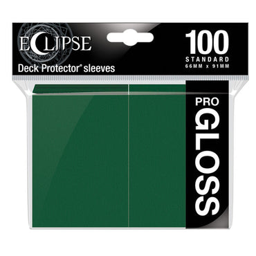 Ultra Pro - Eclipse Gloss Deck Protector Sleeves - Forest Green (100 PC) (Standard Sized)