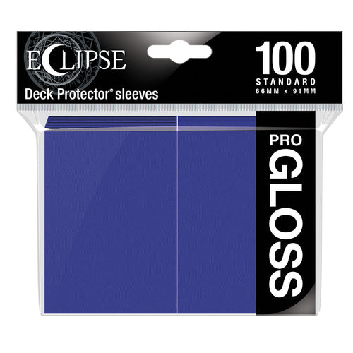 Ultra Pro - Eclipse Gloss Deck Protector Sleeves - Royal Purple (100 PC) (Standard Sized)