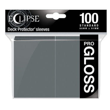 Ultra Pro - Eclipse Gloss Deck Protector Sleeves - Smoke Grey (100 PC) (Standard Sized)