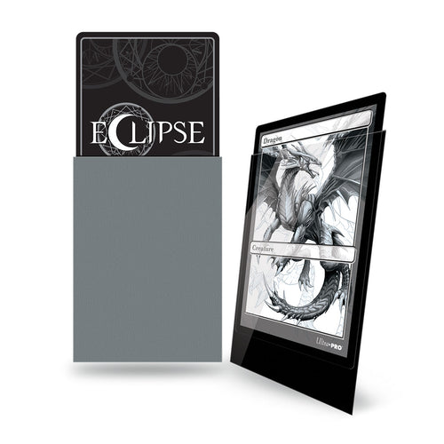 Ultra Pro - Eclipse Gloss Deck Protector Sleeves - Smoke Grey (100 PC) (Standard Sized)