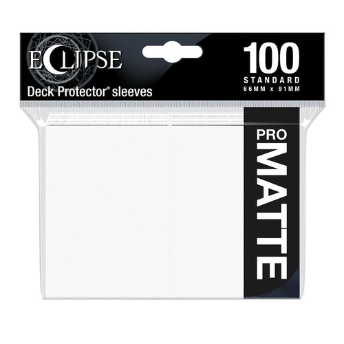 Ultra Pro - Eclipse Matte Deck Protector Sleeves - Arctic White (100 PC) (Standard Sized)