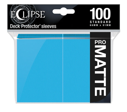 Ultra Pro - Eclipse Matte Deck Protector Sleeves - Sky Blue (100 PC) (Standard Sized)