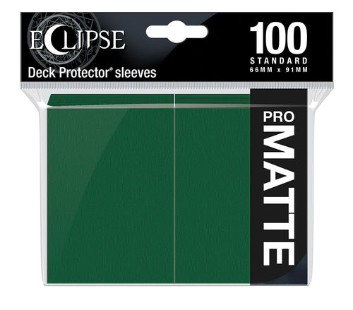 Ultra Pro - Eclipse Matte Deck Protector Sleeves - Forest Green (100 PC) (Standard Sized)