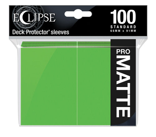 Ultra Pro - Eclipse Matte Deck Protector Sleeves - Lime Green (100 PC) (Standard Sized)