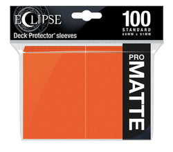 Ultra Pro - Eclipse Matte Deck Protector Sleeves - Pumpkin Orange (100 PC) (Standard Sized)
