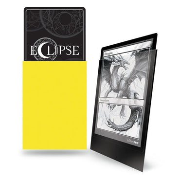 Ultra Pro - Eclipse Matte Deck Protector Sleeves - Lemon Yellow (100 PC) (Standard Sized)